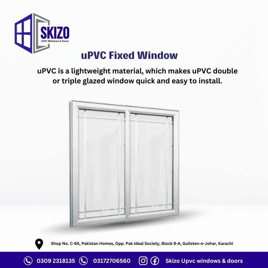 upvc fixed windows